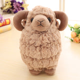 -Adorable high quality horned sheep plush. Soft cotton & polyester. Available in 3 sizes.Free Shipping from Abroad with average delivery to the US in 2-3 weeks.

sweet fluffy lifelike sheep with horns ram goat stuffed animal toy cute realistic kawaii plushie gift little baby bighorn sheep sheepie sheepy-Brown-25cm-
