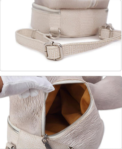 3D Rabbit Head Backpack Shoulder Bag Weird Creepy WTF Harajuku Unique ...