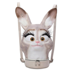3D Rabbit Head Backpack Shoulder Bag Weird Creepy WTF Harajuku Unique-