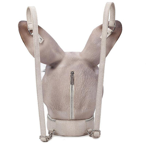 3D Rabbit Head Backpack Shoulder Bag Weird Creepy WTF Harajuku Unique ...
