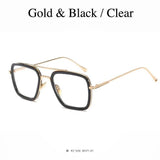 -Gold & Black / Clear-