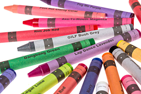 Adult Coloring Offensive Crayons - Holiday Edition