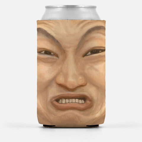 Impossibrew Can Cooler, Beverage Cooling Wrap Funny Impossibru Meme-Still cold? Impossibru! High quality, neoprene can cooler. Fits most standard 12oz and 16 fl oz cans. Foldable for easy storage. Funny weird impossibru meme face beverage bottle insulating can cooling wrap. Insulator drink sleeve keeps beer and soda cold. Made to order and typically ships in 2-3 business days.-