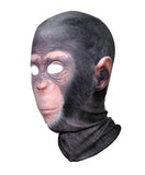 Chimpanzee 3D Print Balaclava, Funny Weird Protective Chimp Face Mask-High quality all-over 3D print Chimpanzee Balaclava.Breathable quick dry polyester fabric, windproof and dustproof, over-the-head full face and neck monkey mask. One size fits most adults. Ideal for costume, cosplay, practical jokes but also raves, festivals, biking, hiking, cycling, ATV & motorcycle riding, skiing, et...-