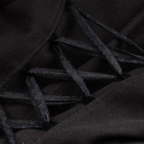 KITSUNE Hooded Fur Coat, Punk Rave Gothic Lolita Style Womens Jacket ...
