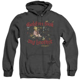 -Adult Small-Pullover Hoodie-Black Heather-