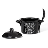 -Alchemy designed cauldron inspired lidded bowl and matching spoon set. Perfect for soups, broths, cereals and serving. Bone China (animal free) Genuine Alchemy Gothic product. Shipped from the USA
Cats witch wicca wiccan samhain halloween kitchen gothic home decor winter solstice christmas gift 
-664427053058