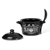 -Alchemy designed cauldron inspired lidded bowl & matching spoon perfect for soups, broths, cereals & serving. Animal-free Bone China. Genuine Alchemy Gothic product. Ships from USA
Witches pot for making potions, spells & divine dinners! witch wicca wiccan samhain halloween kitchen kitchen winter solstice gift
-664427053065