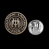 -Miskatonic University lapel / hat pin or tie tack pinback. Class signet dated 1928, the year H.P. Lovecraft published Call of Cthulhu. Genuine, American artist crafted Fine Jewelry. High quality Sterling Silver or Bronze. Made in and shipped from the USA. HP Lovecraftian Horror country lore dark fantasy gothic gift-Bronze-Lapel Pin / Hat Tack-