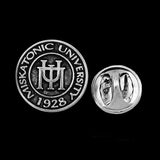 -Miskatonic University lapel / hat pin or tie tack pinback. Class signet dated 1928, the year H.P. Lovecraft published Call of Cthulhu. Genuine, American artist crafted Fine Jewelry. High quality Sterling Silver or Bronze. Made in and shipped from the USA. HP Lovecraftian Horror country lore dark fantasy gothic gift-Sterling Silver-Lapel Pin / Hat Tack-