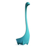 Nessie Loch Ness Soup Ladle, Whimsical Cryptid Dinosaur Serving Spoon-Blue-