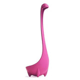 Nessie Loch Ness Soup Ladle, Whimsical Cryptid Dinosaur Serving Spoon-Purple-