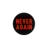 -Scratch and UV resistant mylar covered metal pinback button. Made to order. Ships from the USA. RESIST Republican BS pin. Common sense legislation, reform and gun control NOW! Stop mass shootings, school shootings, domestic terrorism, insurrectionists, etc. NRA backed propaganda and profiteering.-1.25 inch Round Button-Red on Black-