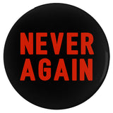 -Scratch and UV resistant mylar covered metal pinback button. Made to order. Ships from the USA. RESIST Republican BS pin. Common sense legislation, reform and gun control NOW! Stop mass shootings, school shootings, domestic terrorism, insurrectionists, etc. NRA backed propaganda and profiteering.-3 inch Round Button-Red on Black-
