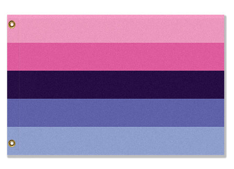 Omnisexual Pride Flag, Custom 2x1 3x2 5x3 LGBTQIA LGBTQX Pole Banner-High quality indoor / outdoor pole flag, professionally in your choice of size & style. Single or double sided, grommets or pole sleeve / pocket. Fully customizable. LGBTQIA LGBTQI LGBTQX LGBTQ Gender Sexuality Equality Rights Protest Festival Banner Omnisexual Omni Pansexual Pan Gay Queer NonBinary Pride-3 ft x 2 ft-Standard-Grommets-796752936888