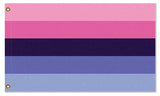 Omnisexual Pride Flag, Custom 2x1 3x2 5x3 LGBTQIA LGBTQX Pole Banner-High quality indoor / outdoor pole flag, professionally in your choice of size & style. Single or double sided, grommets or pole sleeve / pocket. Fully customizable. LGBTQIA LGBTQI LGBTQX LGBTQ Gender Sexuality Equality Rights Protest Festival Banner Omnisexual Omni Pansexual Pan Gay Queer NonBinary Pride-5 ft x 3 ft-Standard-Grommets-796752936888