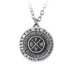 Bullet for My Valentine Disc Pendant Necklace, Alchemy Gothic -