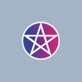 Bisexual Pagan Pride Buttons LGBTQX LGBTQIA Intersectional Pride Pin-High quality scratch and UV resistant mylar & metal pinback button. 1.25, 2.25 or 3 inches. Custom Bi Pagan LGBTQ LGBTQIA LGBTQX Intersectional Bisexual Witch Pride Badge, Wicca Wiccan Pentacle Pentagram Elemental Star - Visibility, Representation, Equality-1.25 inch Round Button-