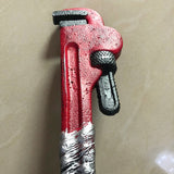 Pipe Wrench Lifesize Cosplay PU Foam Prop Melee Weapon 18 inches 46cm-High quality, 1:1 lifesize red iron pipe wrench / plumber's monkey wrench prop or LARP melee weapon. Soft PU foam. Realistic painted detailing, 18 inches (46cm). Ideal for Half-Life, TF2 Engineer, Pub-G, Fallout, Bioshock, Call of Duty Black Ops, The Walking Dead or other FPS gaming cosplay. Free Shipping Worldwide. -