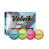 Volvik Vivid Lite Matte Neon Golf Balls, 1 Dozen Mixed Colors from USA-Boxed 12pk Volvik VIVID Lite Matte Golf Balls.
Known for their patented high visibility matte finish Volvik golfballs are easy to follow and find. Oversized core for lower driver spin/increased distance and higher wedge spin for stopping on the greens.

Gifts for him gift for her mom dad mother's day fathers day golfer-