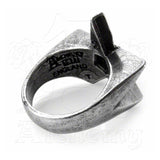 -Alchemy of England Pentagration Ring - Thick band with integrated pentagram, traditional magically intoned icon of power-