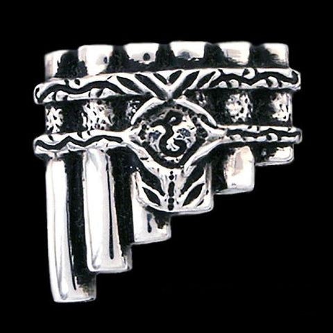 Kingkiller Chronicle EOLIAN TALENT PIPES Pin, Brooch or Tie Tack-Officially licensed Sterling Silver Eolian Talent Pipes Pin from Patrick Rothfuss' KINGKILLER CHRONICLE fantasy novels, Name of the Wind, Wise Man's Fear and a forthcoming 3rd. Jeweler handcrafted in the USA.
A mark of distinction and recognition for musicians. Kvothe earns his playing "The Lay of Sir Savien Traliard"-Sterling Silver-Brooch-Antiqued Finish-