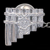 Kingkiller Chronicle EOLIAN TALENT PIPES Pin, Brooch or Tie Tack-Officially licensed Sterling Silver Eolian Talent Pipes Pin from Patrick Rothfuss' KINGKILLER CHRONICLE fantasy novels, Name of the Wind, Wise Man's Fear and a forthcoming 3rd. Jeweler handcrafted in the USA.
A mark of distinction and recognition for musicians. Kvothe earns his playing "The Lay of Sir Savien Traliard"-Sterling Silver-Tie Tack-Standard Finish-