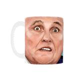 Colludiani Covfefe Mug - 11oz or 15oz Ceramic Coffee Mug - Trump MAGA-11oz or 15oz Covfefe Mug. Colludiani... Rudolph 'Lying Rudy' Giuliani, The Mussolini of Manhattan, the ghoul of Wall Street, Amerikkka's Mayor and strong contender for World's Worst Lawyer... Whether or not he's a Russian agent, He Lied for Trump. Brand New. Made in the USA and typically ships in 2-3 business days.-11 oz-