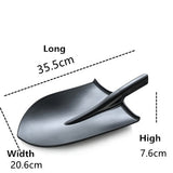 -Unique shovel head shaped serving trays. Made for the purpose of safe, food grade plastic. Free shipping, average delivery in about 2-3 weeks.

unusual funny weird platter plate servingware kitchen dining construction concrete cement farming animal husbandry digging platter bbq barbecue cookout office party supplies -Medium Spade-