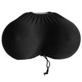 -High quality busty/large chested ergonomic pillow. Soft & pliable, realistic DDD/F-cup breasts made of slow rebound memory foam. 29x20x14cm/11.4x7.9x5.5in, Free Shipping, avg delivery 2-3wks.

unique mommy boobs squish titty cushion busty neck back support sexy kinky cuddle cushion snuggle tits bolster funny weird gift-Black-