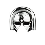 -Super high quality, full size Peacemaker helmet/mask for cosplay, costume and display. Lightweight, durable fiberglass. Shiny, electroplated metal finish. Very limited quantity remaining. Free shipping.

Professional 2021 The Suicide Squad superhero halloween fancy dress DC Comics dove of peace reflective chrome helm-