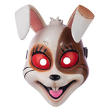 -High quality face mask with comfortable adjustable straps. Made of thin, durable resin with latex rubber ears. Intended only for costume and cosplay use, not as protective gear. One size fits most. Free shipping from abroad.

Halloween five nights at freddy's horror FNAF rabbit videogame creepy scare bunny-