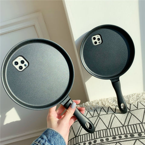 -Half-wrap silicone and abs plastic frying pan phone case for iPhone. Free shipping from abroad, average delivery in 2-3 weeks.
funny weird WTF strange strangest novelty phonecase iPhone 13 12 Pro Max 12 Mini 11 Pro SE 2020 10 X 7 8 6 6s Plus XR XS Max chicken dinner gift skillet handle kitchen harajuku large oversize-