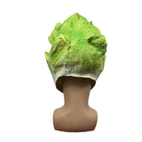 -High quality over-the-head latex mask. One size fits most. Free shipping from abroad with average delivery to the USA in 2-3 weeks.
Creepy weird wtf weirdest killer vegetable sentient leafy greens cabbage face strange funny unusual unique halloween costume fancy dress rubber latex lettuce mask veggie vegan villain.-
