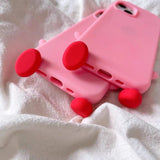 -Adorable, high quality protective phone case. Available for iPhone 13, 12, 11, iPhone X XS & XR including Pro and Pro Max models. Free shipping. - videogame anime pink gummy bumper rubber kawaii iphone 13 pro max, iphone 12 pro max, iphone 11 pro max, Apple iPhone mobile cell smartphone smart phone iPhone XS iPhone XR-