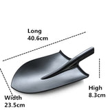 -Unique shovel head shaped serving trays. Made for the purpose of safe, food grade plastic. Free shipping, average delivery in about 2-3 weeks.

unusual funny weird platter plate servingware kitchen dining construction concrete cement farming animal husbandry digging platter bbq barbecue cookout office party supplies -Large Spade-