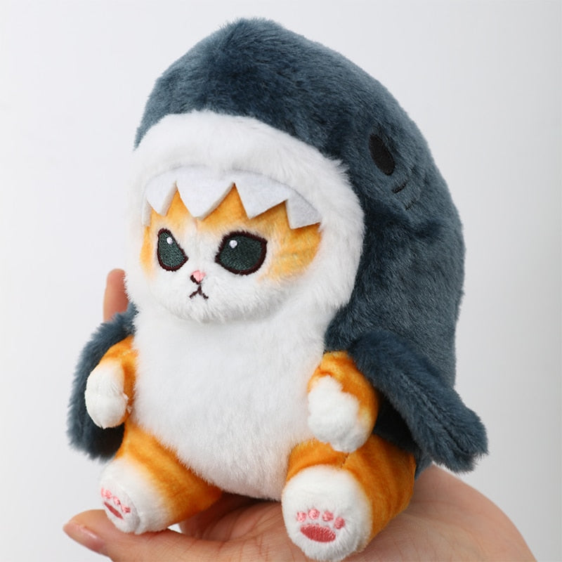 -Super cute and soft kitty shark plush toys. Two designs, each available in 3 sizes. Free shipping from abroad.

kawaii funny cute baby cat shark soft toy kitten seal pup gift-