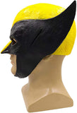 -High quality latex half mask with chin strap. One size fits most adults up to a head circumference of 62cm / 24.4in, Free shipping from abroad with average delivery to the US in 2-3 weeks.

Cosplay halloween costume howlett mcu prop replica superhero helm natural latex rubber comic book convention con LARP -
