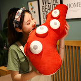 -Large stuffed plush tentacle pillows. Zippered cover, pocket to insert your hand or foot. Two styles, A: 30x55cm/21.7x11.8in, B: 45x35cm/17.7x13.8in. Red or gray. Free shipping, average delivery 2-3 weeks.

big funny weird cartoon plushy slippers gloves hentai unique home decor toy gift octopus alien squid snuggle prop-