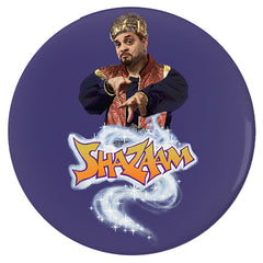 Alternate Universe Sinbad Shazaam Buttons, Funny Mandela Effect Meme-High quality scratch and UV resistant mylar and metal pinback badge. 1.25, 2.25 or 3 inches. Ships in 3-5 business days from within the US. Funny parallel universe alternate reality swag button badge pinback sinbad genie movie memes 90s kids nineties 1990s retro vintage fake vhs video merch-3 inch Round Button-