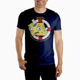 SpongeBob SquarePants Mocking Spongebob Meme Tee, Official Nickelodeon-This rather meta mens / unisex shirt celebrates Spongebob's meme stardom with one of the most famous memes, Mocking Spongebob... the text mocks potential viewers with "Why do you have a meme on your shirt?" in the format of the meme. Officially licensed Nickelodeon Spongebob Squarepants apparel. Ships from the USA.-