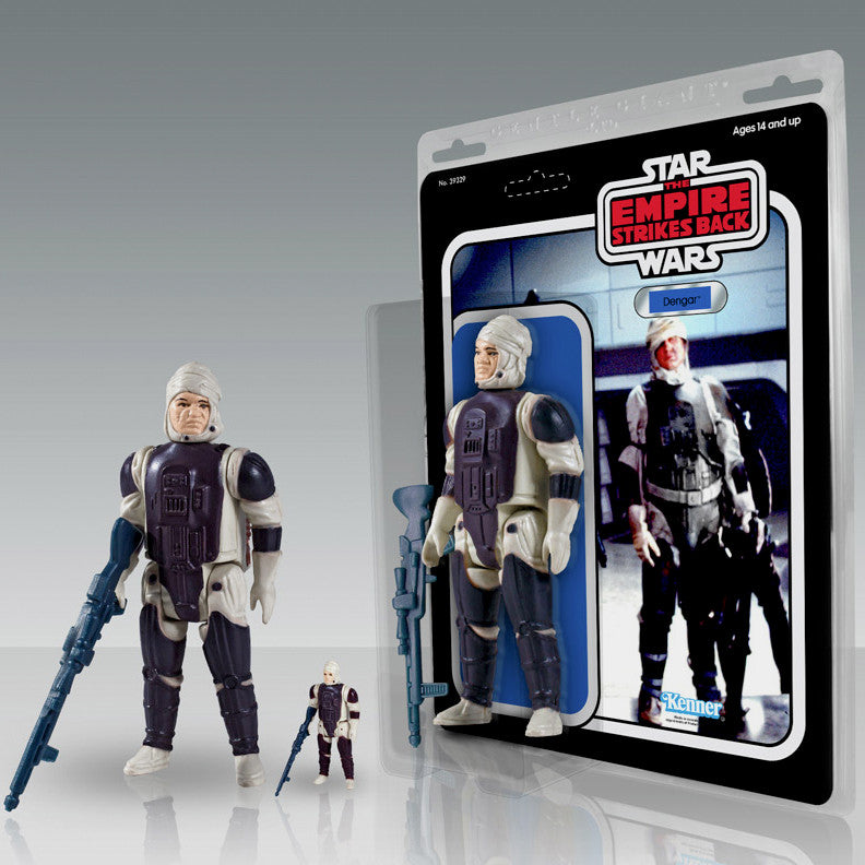 -Star Wars Kenner Jumbo 1/6 Scale IG-88 Bounty Hunter Figure. Roto & injection molded durable plastics, fully articulated, pair of faithfully reproduced blasters-