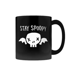 -Premium quality mug in your choice of 11oz or 15oz. High quality, durable ceramic. Dishwasher and microwave safe. Hand washing recommended to help prevent fading. This item is made-to-order & typically ships in 2-3 business days. Funny halloween spooky meme winged skull creepy cute kowai coffee mug tea cup goth gothic-11oz-Black-706547491591