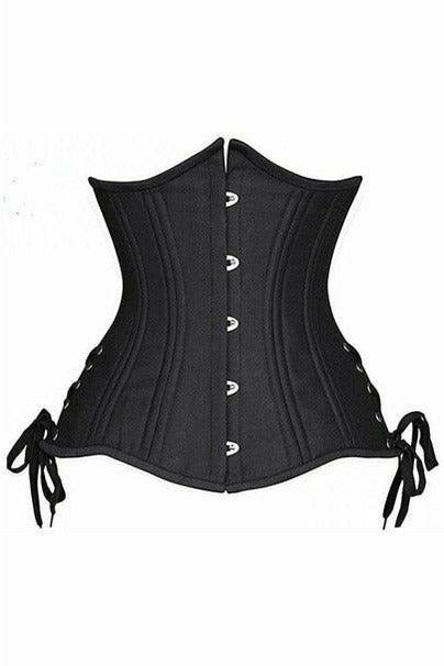 Top Drawer Black Satin Steel Boned Corset  Steel boned corsets, Fashion,  Black satin