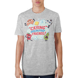 Steven Universe Crying Breakfast Friends Tee, Officially Licensed--