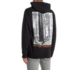 -Heron Preston designed hoodie created to celebrate Justin Timberlake's Man of the Woods tour. Soft mens / unisex style Bravado branded sweatshirt with drawstring hood, features large, high quality graphic prints on front, kangaroo pocket, sleeve and reverse. Genuine officially licensed Justin Timberlake apparel, USA.-