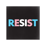 Transgender RESIST Protest Buttons, 1.25in 2.25in or 3in LGBTQ LGBTQIA-High quality scratch and UV resistant mylar & metal pinback button. 1.25, 2.25 or 3 inches. Custom made trans pride pin badge. Transgender resist protest LGBTQ LGBT GLBT LGBTQX LGBTQIA visibility representation rights equality justice. Trans Lives Matter-2 inch Square Button-