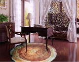 Tree Ring Slice Floor Mat / Area Rug, Unique Rustic Cabin Nature Decor-Unique floor mat printed with realistic tree ring pattern and shaped to match. Mat has a plush 3D polyester ultrafine fiber top and non-slip bottom. Roughly 6mm thick and available in sizes ranging from about 2ft to 6ft in diameter. These mats typically ship in 4-6 business days. Once shipped most arrive in 2-3 weeks.-