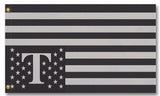 Trumped USA Distress Flag - Patriotic Anti-Trump Protest Pole Banner-Patriotic Trumped America USA in Distress Protest Flag - Upside down American flag with Trump's golden T supplanting all but the 30 stars . Available in red, white & blue or black & gray. 2x1ft / 1x2ft, 3x2ft / 2x3ft, 5x3ft / 3x5ft or custom, RESIST Trump, Anti-Trump Anti-Fascist Resistance, Antifa Criminal Dictator-5 ft x 3 ft-Standard-Grommets-725185481603