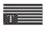 Trumped USA Distress Flag - Patriotic Anti-Trump Protest Pole Banner-Patriotic Trumped America USA in Distress Protest Flag - Upside down American flag with Trump's golden T supplanting all but the 30 stars . Available in red, white & blue or black & gray. 2x1ft / 1x2ft, 3x2ft / 2x3ft, 5x3ft / 3x5ft or custom, RESIST Trump, Anti-Trump Anti-Fascist Resistance, Antifa Criminal Dictator-2 ft x 1 ft-Standard-Grommets-725185481603